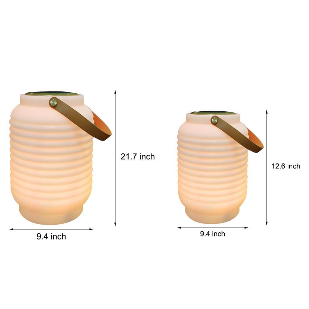 usbsolar portable led rgb outdoor sound lantern