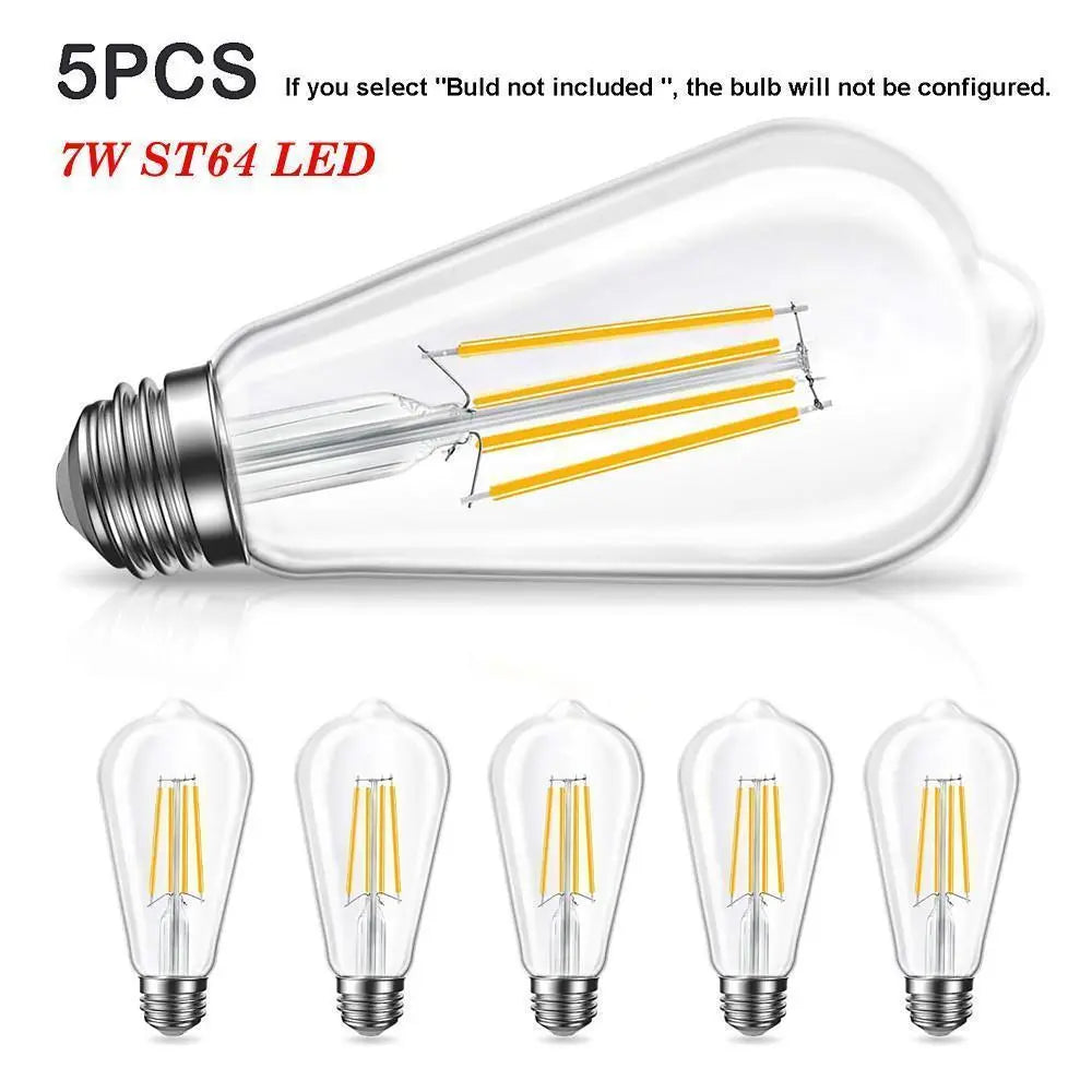 Retractable Ceiling Fan with Light - 3-Blade Farmhouse Design Luxe