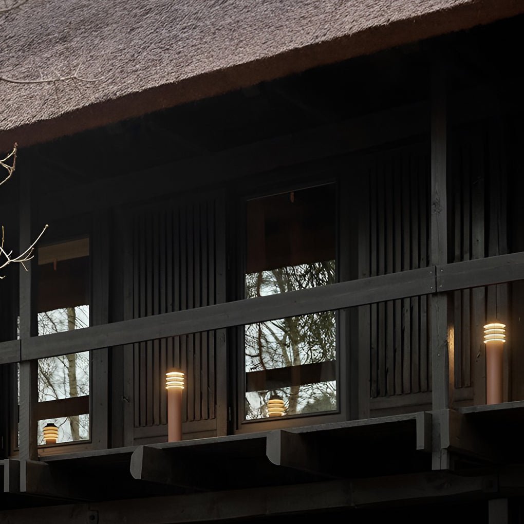 versatile modern aluminum led outdoor cylinder light for garden and pathway illumination