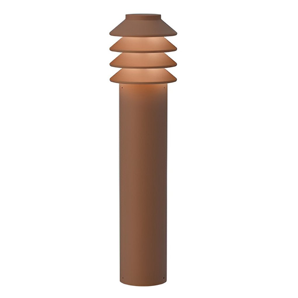 versatile modern aluminum led outdoor cylinder light for garden and pathway illumination