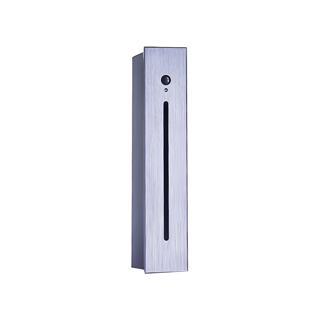 Contemporary Vertical Recessed LED Stair Light — Die-Cast Aluminum, Motion Sensor, IP44, 3W, Indoor/Outdoor