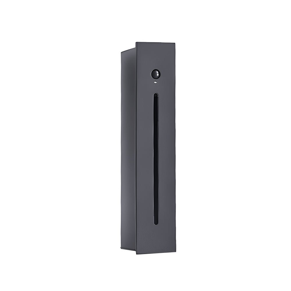 Contemporary Vertical Recessed LED Stair Light — Die-Cast Aluminum, Motion Sensor, IP44, 3W, Indoor/Outdoor