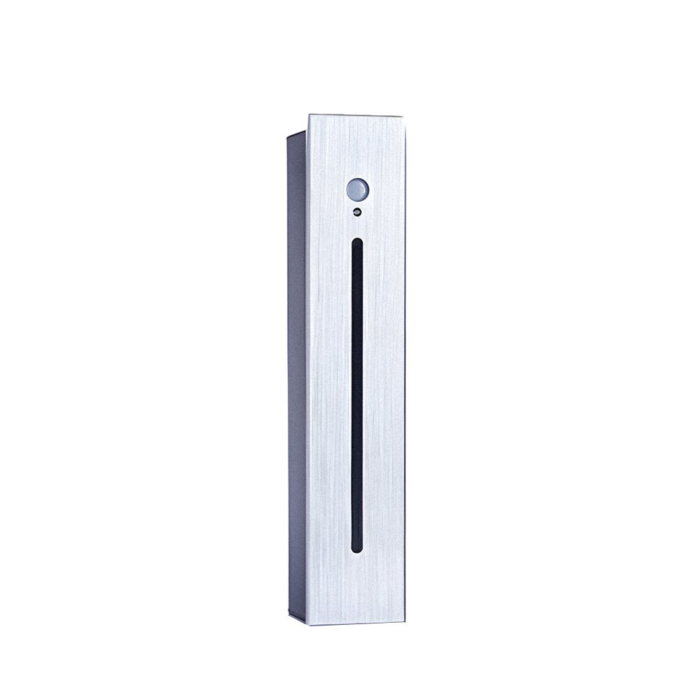 Contemporary Vertical Recessed LED Stair Light — Die-Cast Aluminum, Motion Sensor, IP44, 3W, Indoor/Outdoor