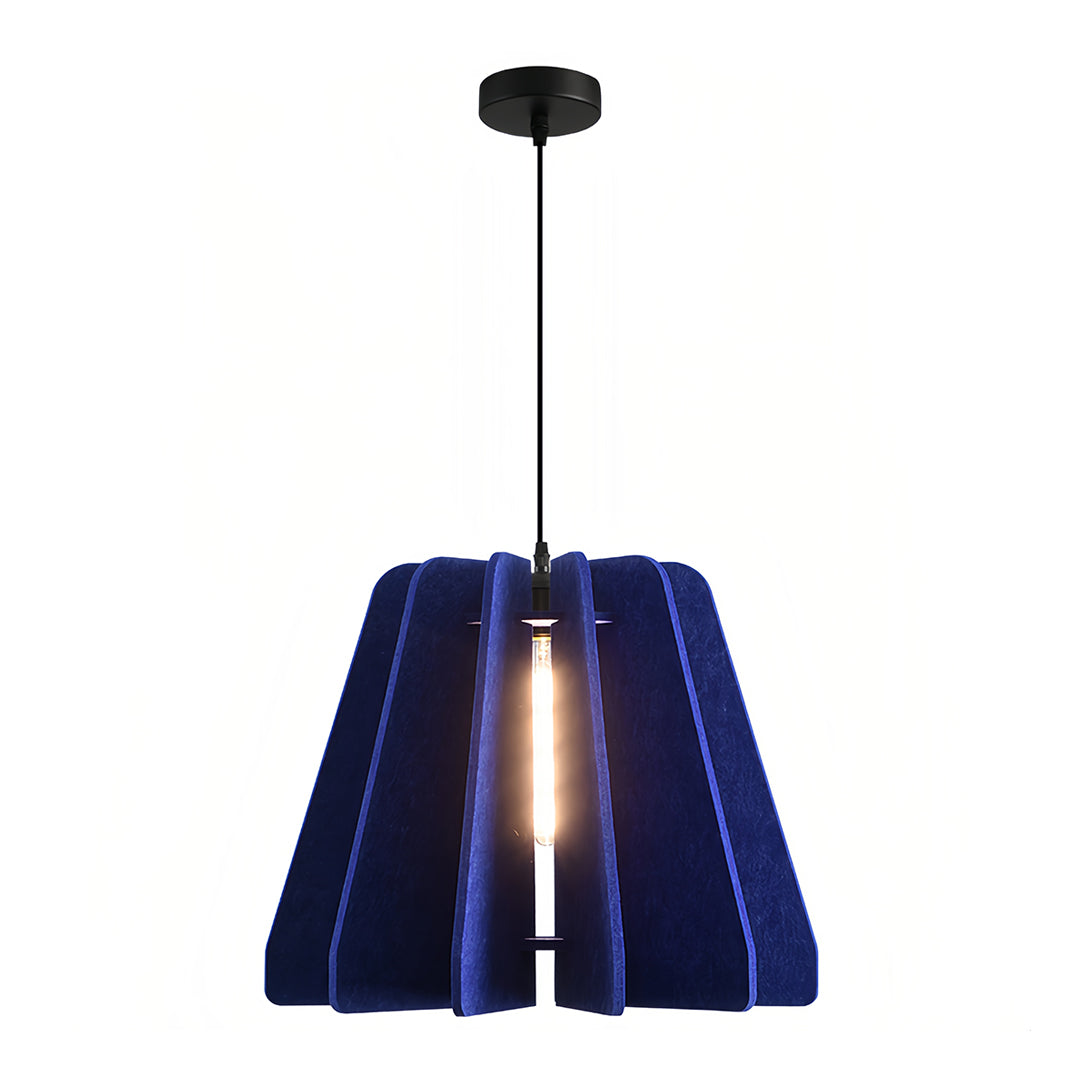 Acoustic PET Felt Bowl Pendant — Iron, E27, 19.69" Adjustable-Height, IP20
