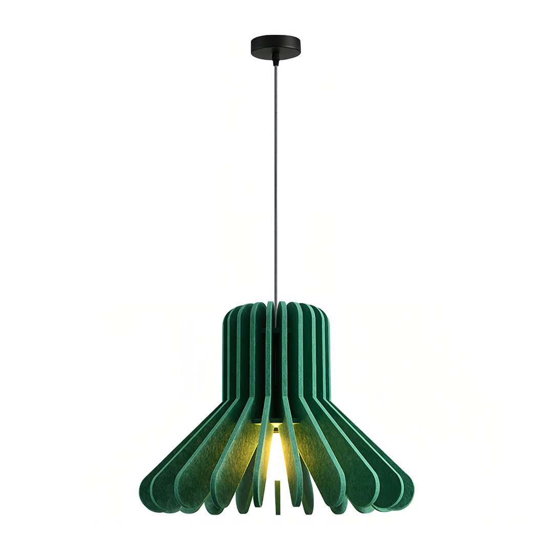 Acoustic PET Felt Pendant Light — Iron, Sound-Dampening, E27, 13.8" or 19.7", Adjustable Chain