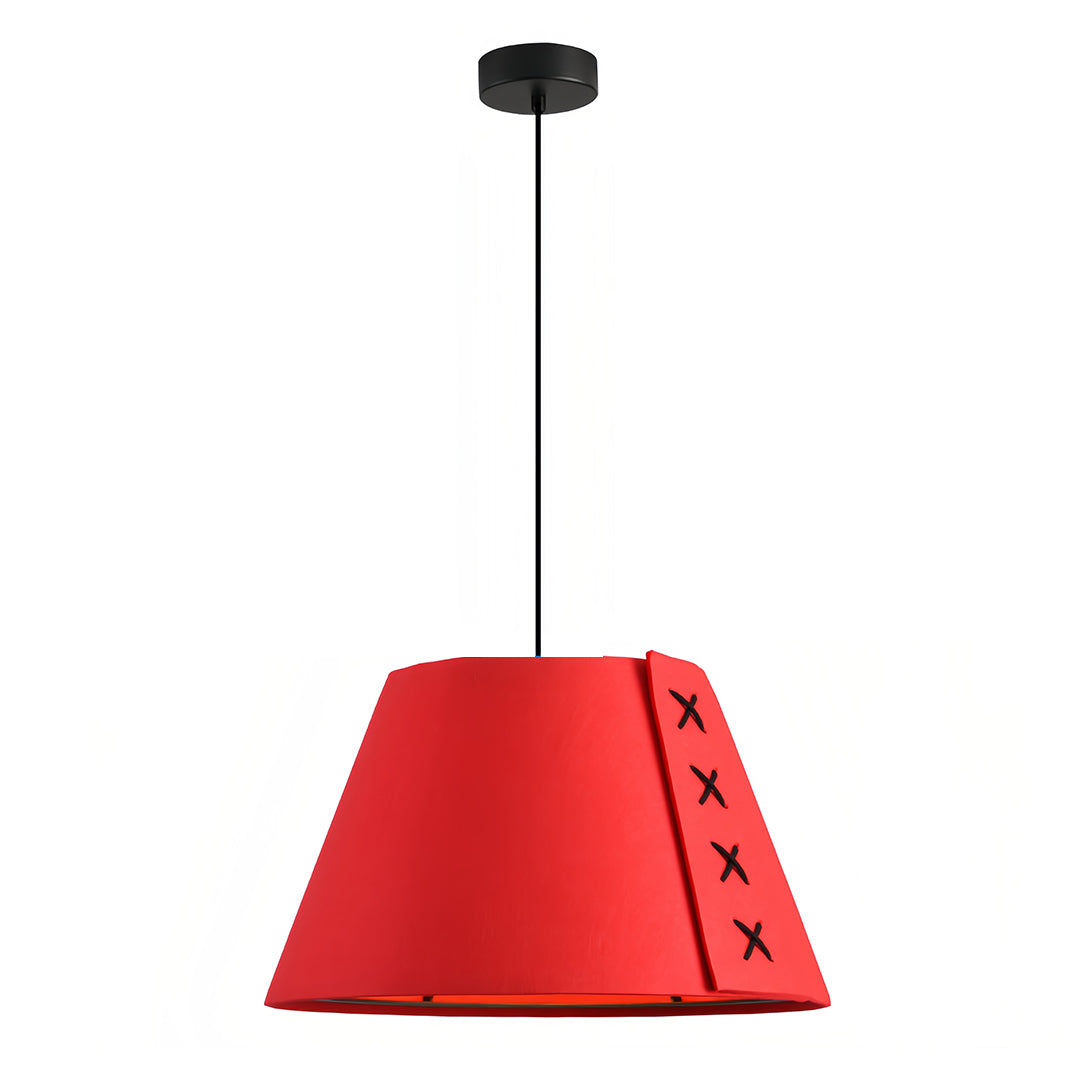 Acoustic PET Felt Bowl Pendant — Modern, E27, 13"–21" in 6 Colors, Sound-Absorbing