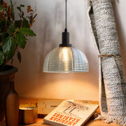 vintage 1 light glass dome pendant light 944 inches