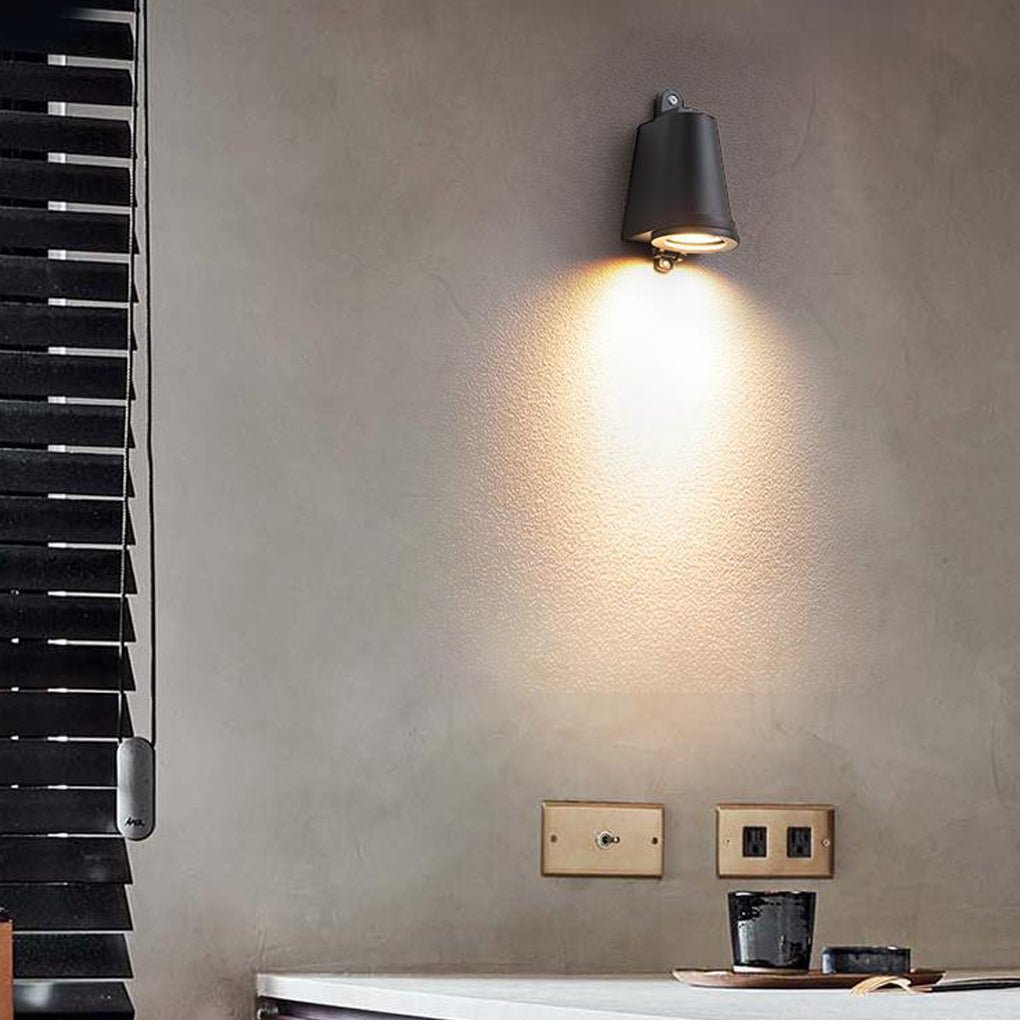 vintage bell shaped outdoor wall lamp led wall sconce lighting fixture