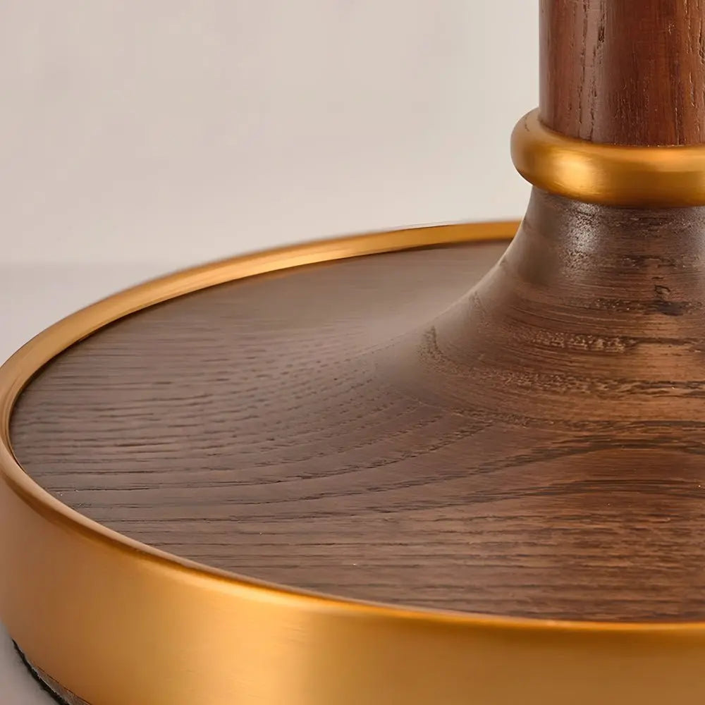 Vintage Brass Dome Table Lamp with Pull Chain for Bedroom Luxe
