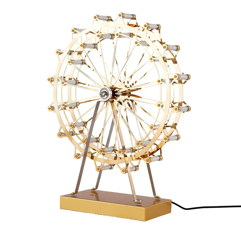 Retro Ferris Wheel Table Lamp with Built-in LED Luxe