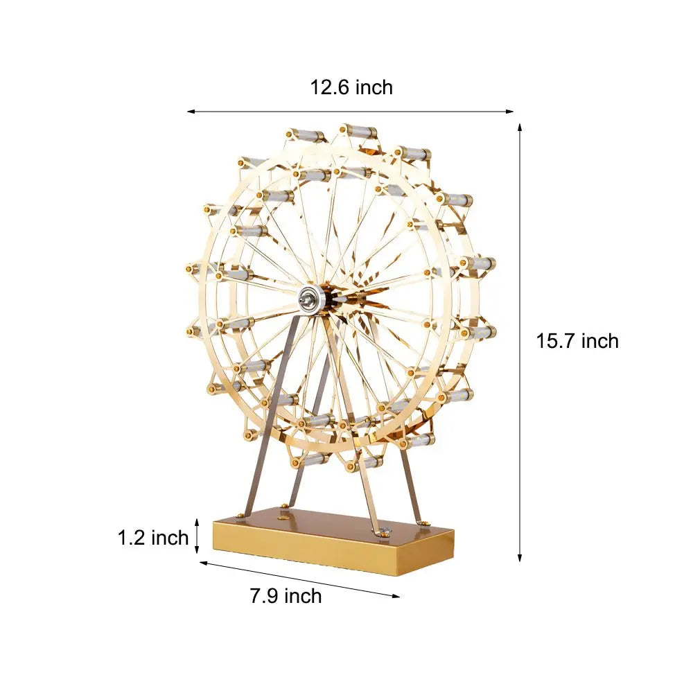 Retro Ferris Wheel Table Lamp with Built-in LED Luxe