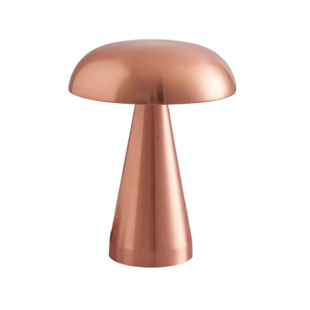 Creative Dimmable Retro Metal Mushroom Table Lamp - Iron Design Luxe