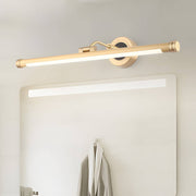 vintage style elegant linear led vanity light in goldblack for bathroom
