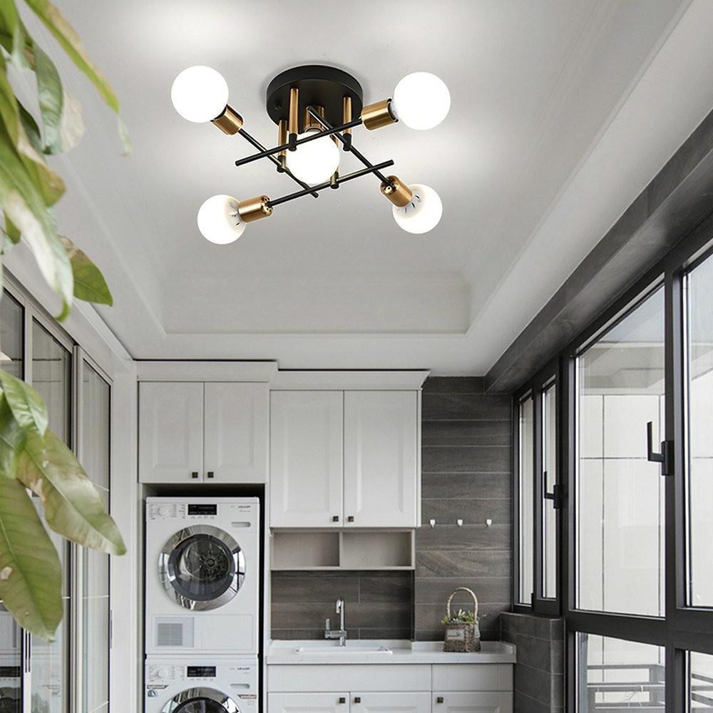 Nordic Country Geometric LED Flush Mount Ceiling Lights