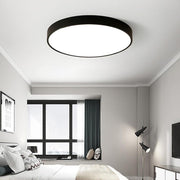 Circular LED Flush-Mount Ceiling Light — 16", 24W, 3-Step Dimming, Remote, Multi-Color Options