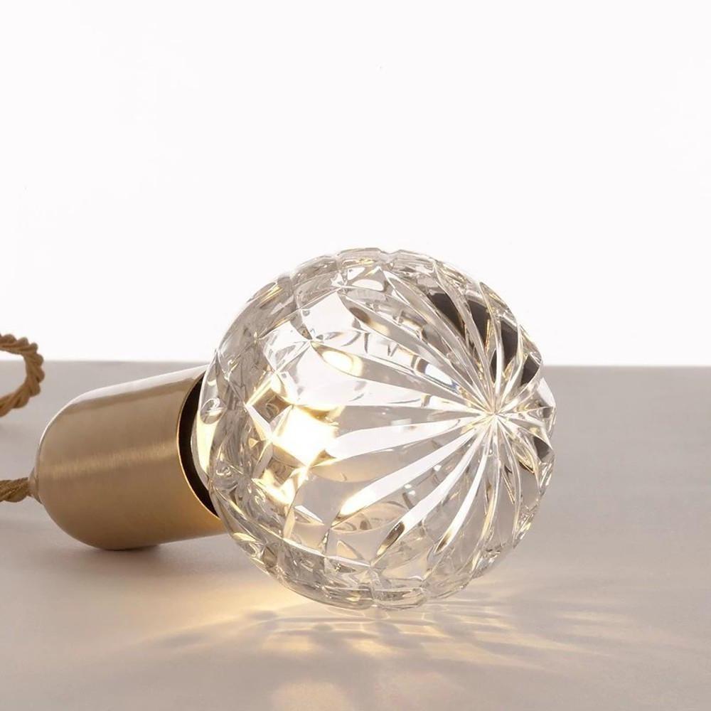 Acrylic Bubble Globe Multi-Light Pendant — Gold Finish, G9 LED, 59" Adjustable Cord, 1- to 18-Light Configurations
