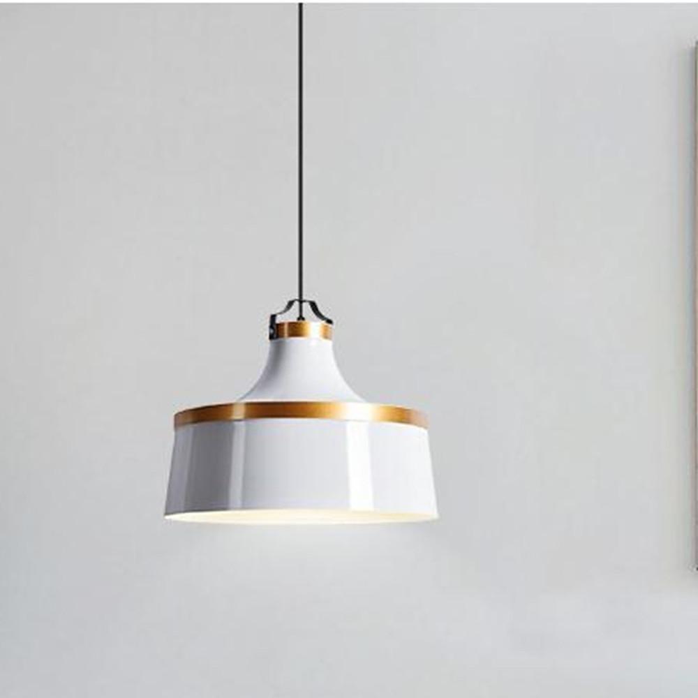 Bowled Industrial Pendant Light — Metal, 14" Diameter, E26/E27, 40W, 47" Adjustable Chain