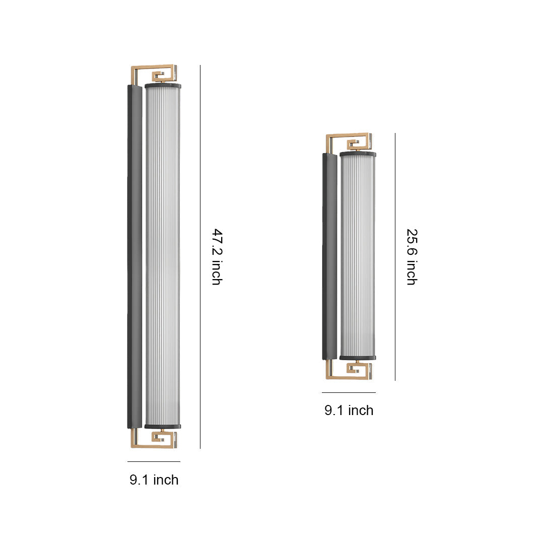 Modern Outdoor Linear Wall Light — Stainless Steel, White Acrylic, 3000K, IP65, 15W / 30W, Hardwired