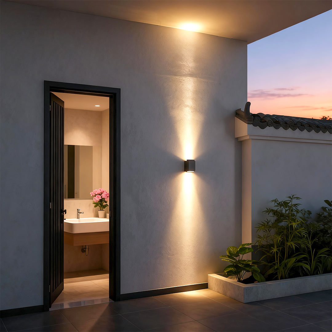 Bidirectional Square LED Outdoor Wall Wash Lights
