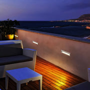 Modern Minimalist Embedded Outdoor Step & Deck Light — Aluminum, LED, Dual Color Temp (3000K/4000K), Motion Sensor, IP65, 2 Sizes