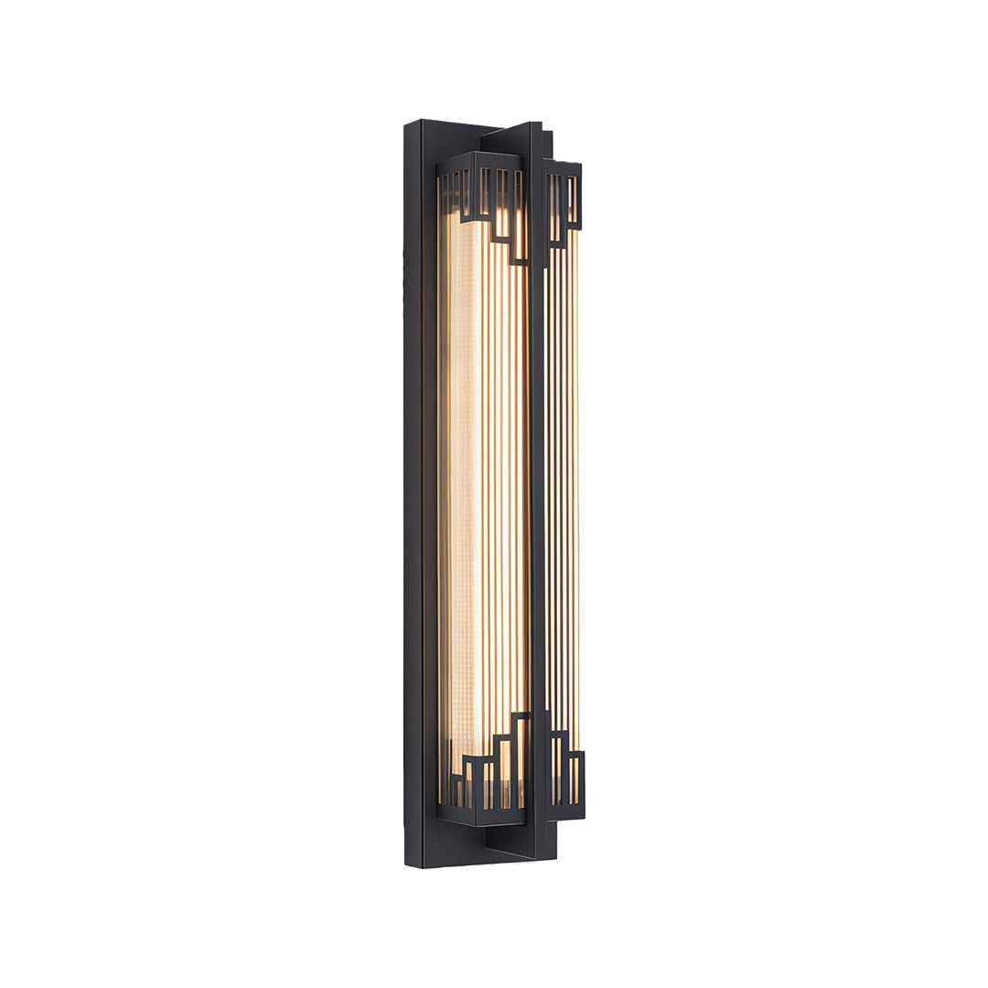 Linear Outdoor Wall Sconce — Stainless Steel, LED, IP54, 19" / 24" / 35"