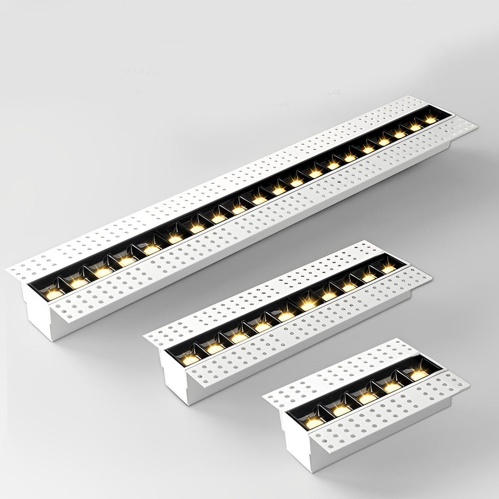 Frameless Linear Recessed LED Downlight — Aluminum, Anti-Glare, 5W / 10W / 20W, Warm & Neutral