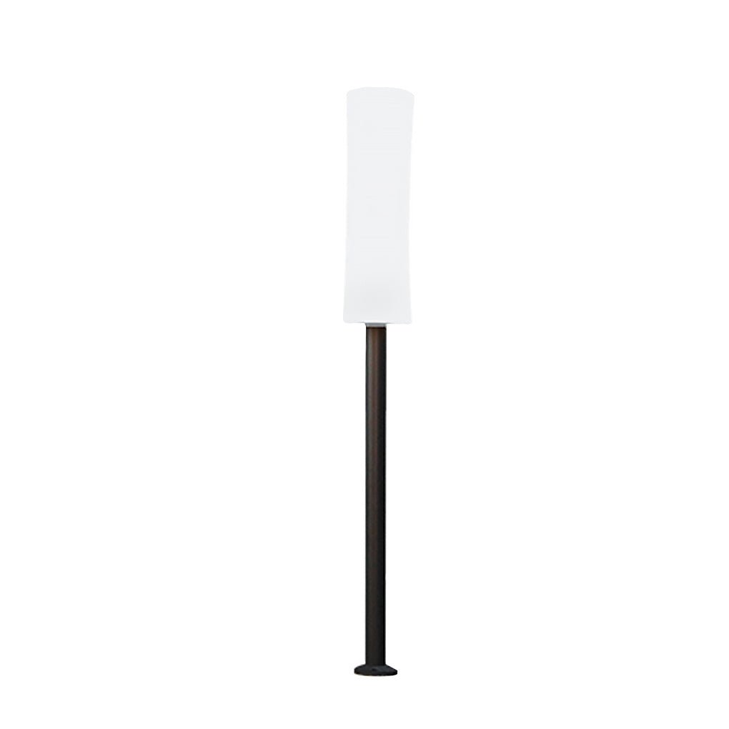 Industrial Outdoor Bollard Light — Aluminum & Acrylic, 9W LED, IP54, DC12V, 24" Height