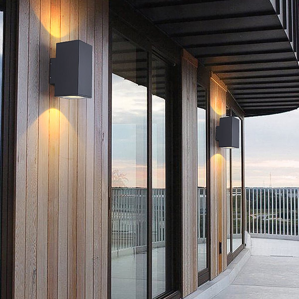 Waterproof LED Wall Sconces for Outdoor Patios, Balconies, and Villas