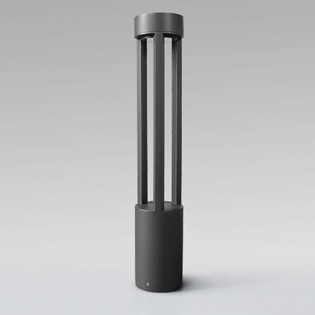 Modern Open-Fixture LED Bollard Light — Die-Cast Aluminum, 30W COB, 3000K, IP54 Weatherproof