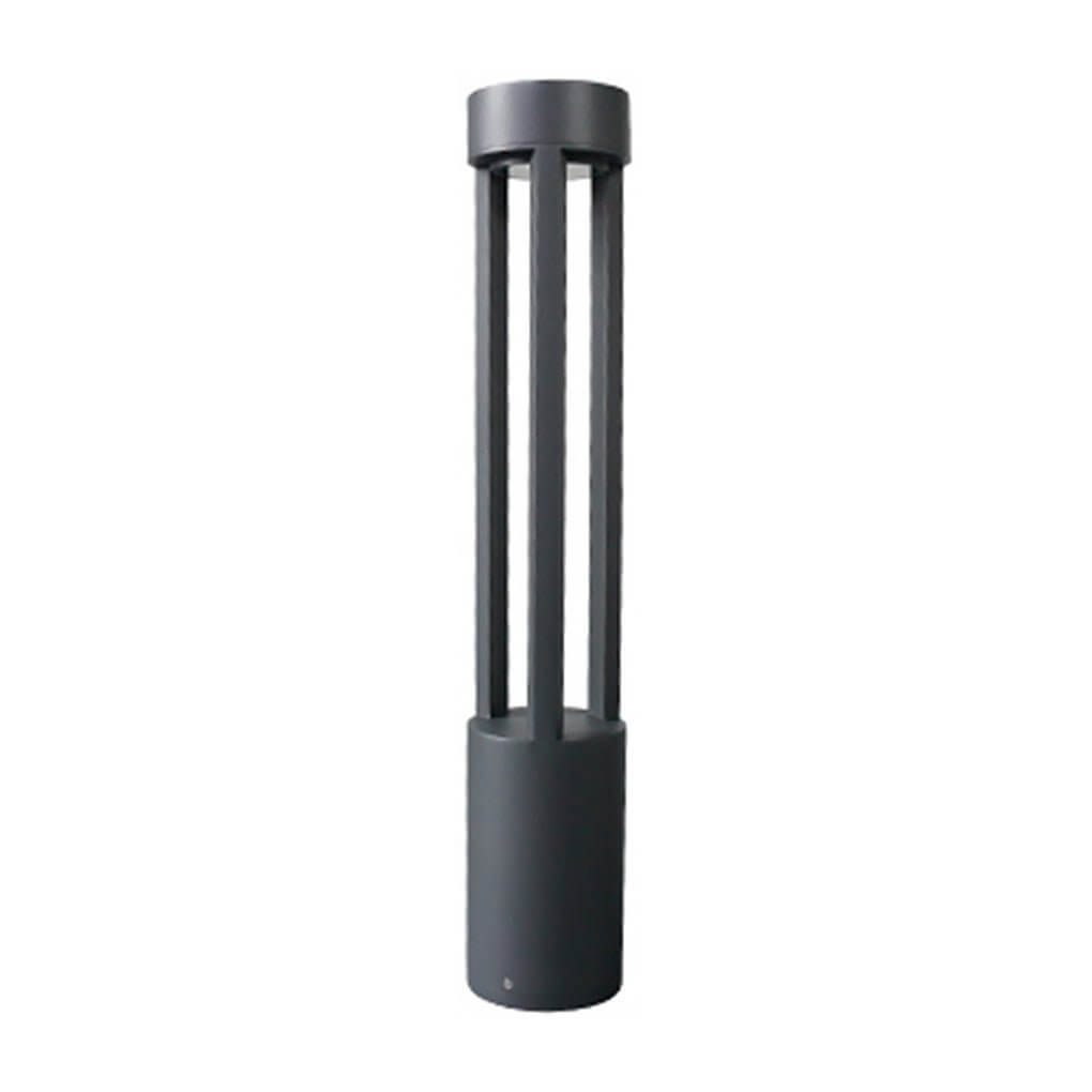 Modern Open-Fixture LED Bollard Light — Die-Cast Aluminum, 30W COB, 3000K, IP54 Weatherproof