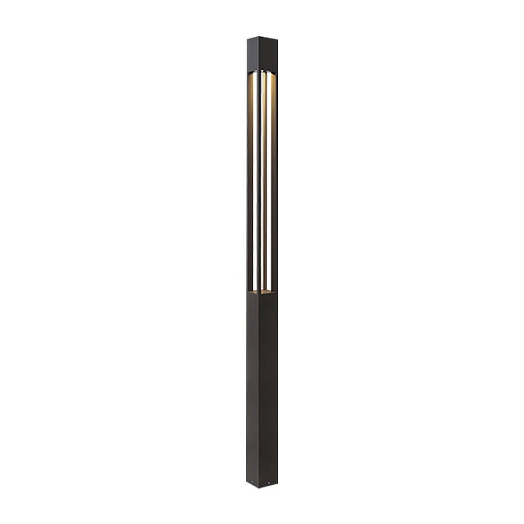 Modern Open-Fixture LED Bollard Light — Die-Cast Aluminum, 30W COB, 3000K, IP54 Weatherproof