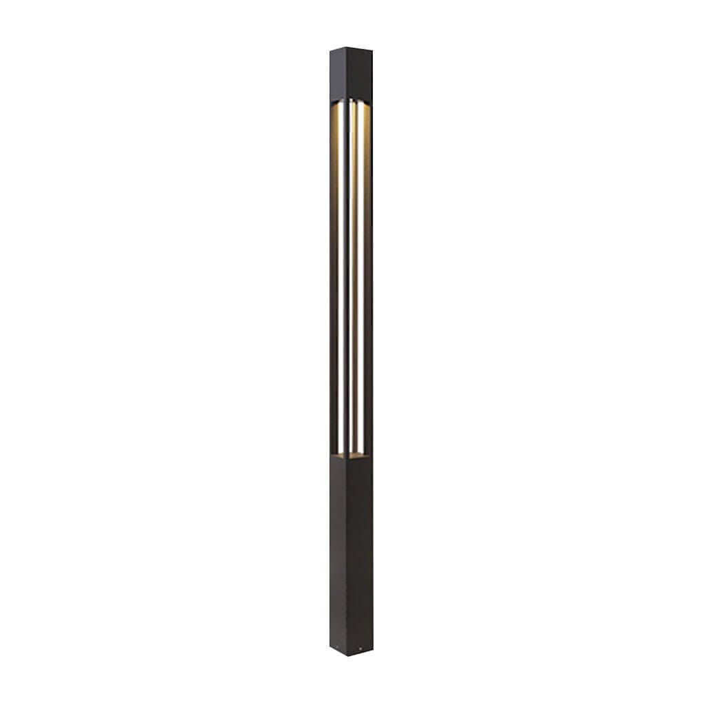 Modern Open-Fixture LED Bollard Light — Die-Cast Aluminum, 30W COB, 3000K, IP54 Weatherproof