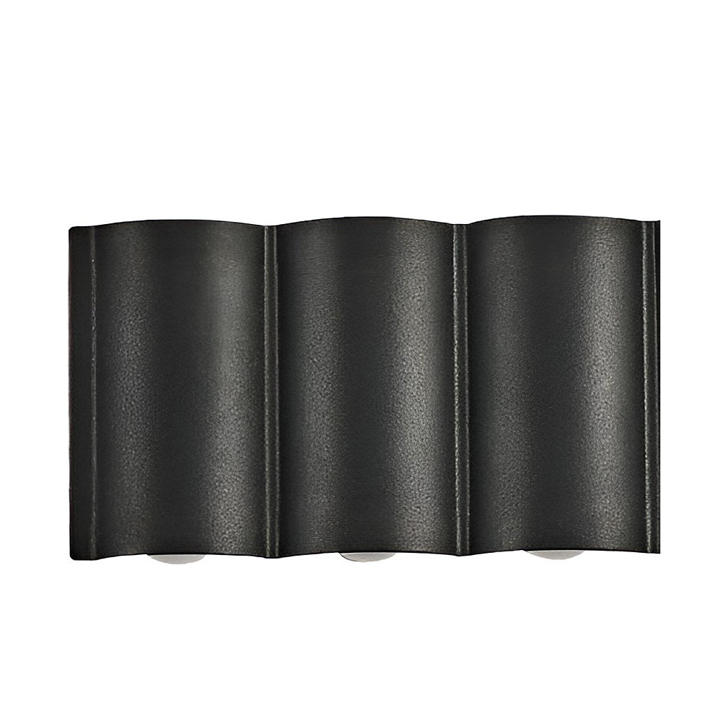 waterproof led outdoor wall sconces with creative wave arc design up and down lights