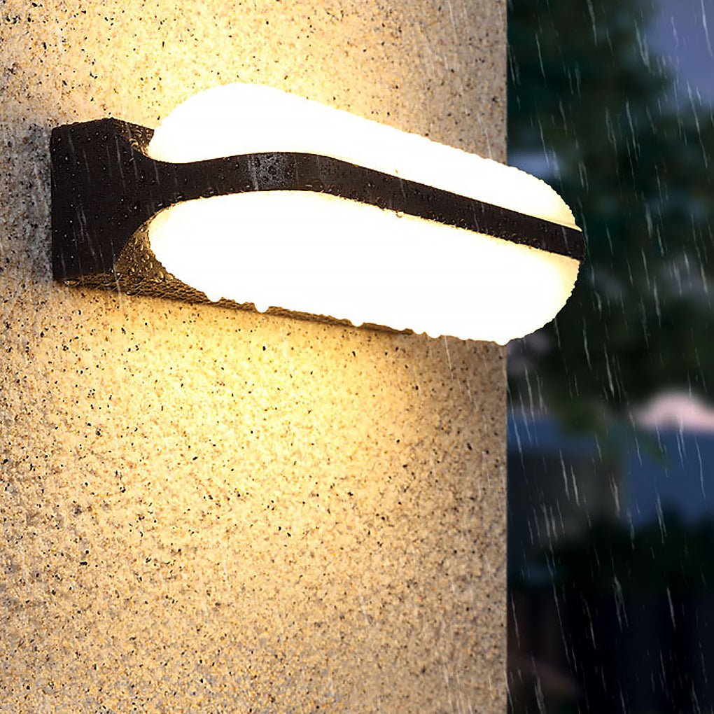 waterproof led wall light in retro industrial style for outdoor balconies and walls
