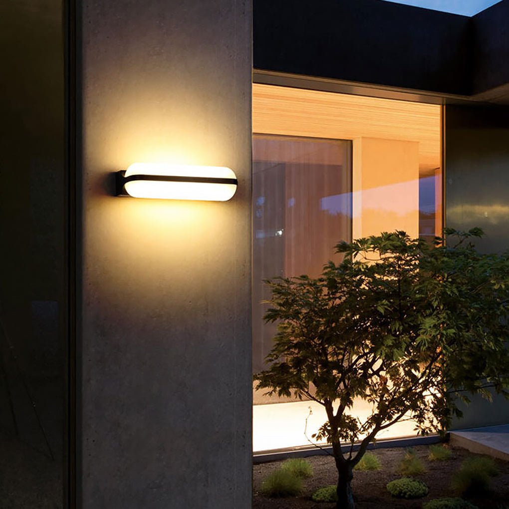 waterproof led wall light in retro industrial style for outdoor balconies and walls