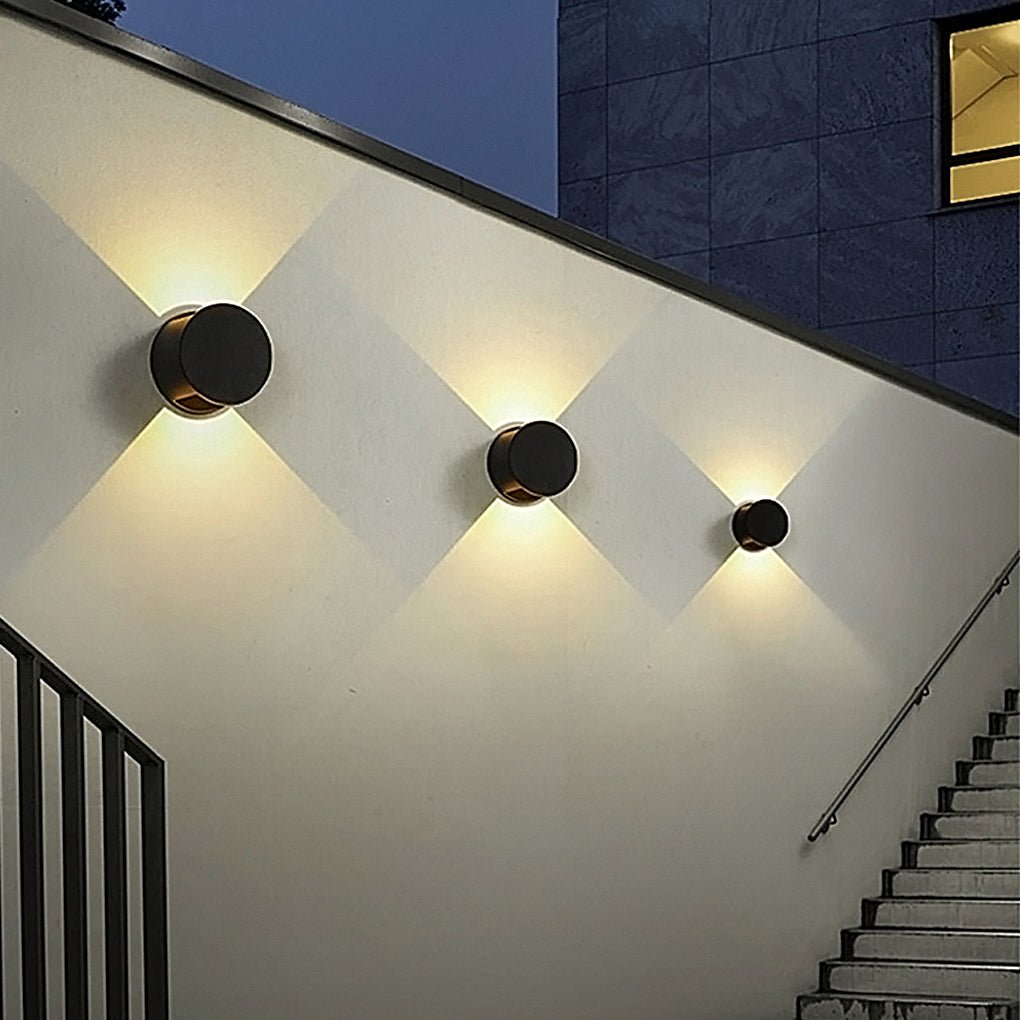 waterproof led wall lights round up and down lighting for indoor and outdoor balconies