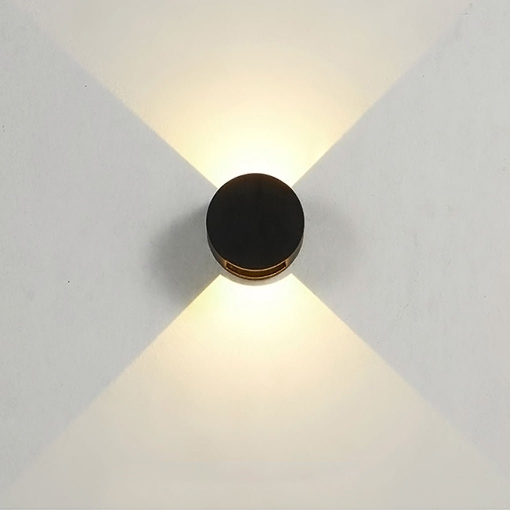 waterproof led wall lights round up and down lighting for indoor and outdoor balconies