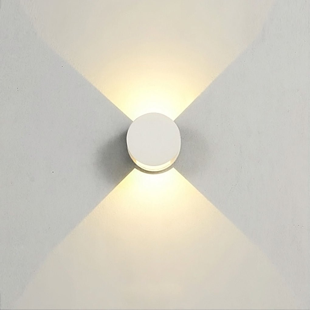 waterproof led wall lights round up and down lighting for indoor and outdoor balconies