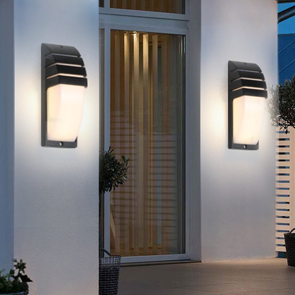 waterproof led wall lights with motion sensor for outdoor balconies terraces and aisles