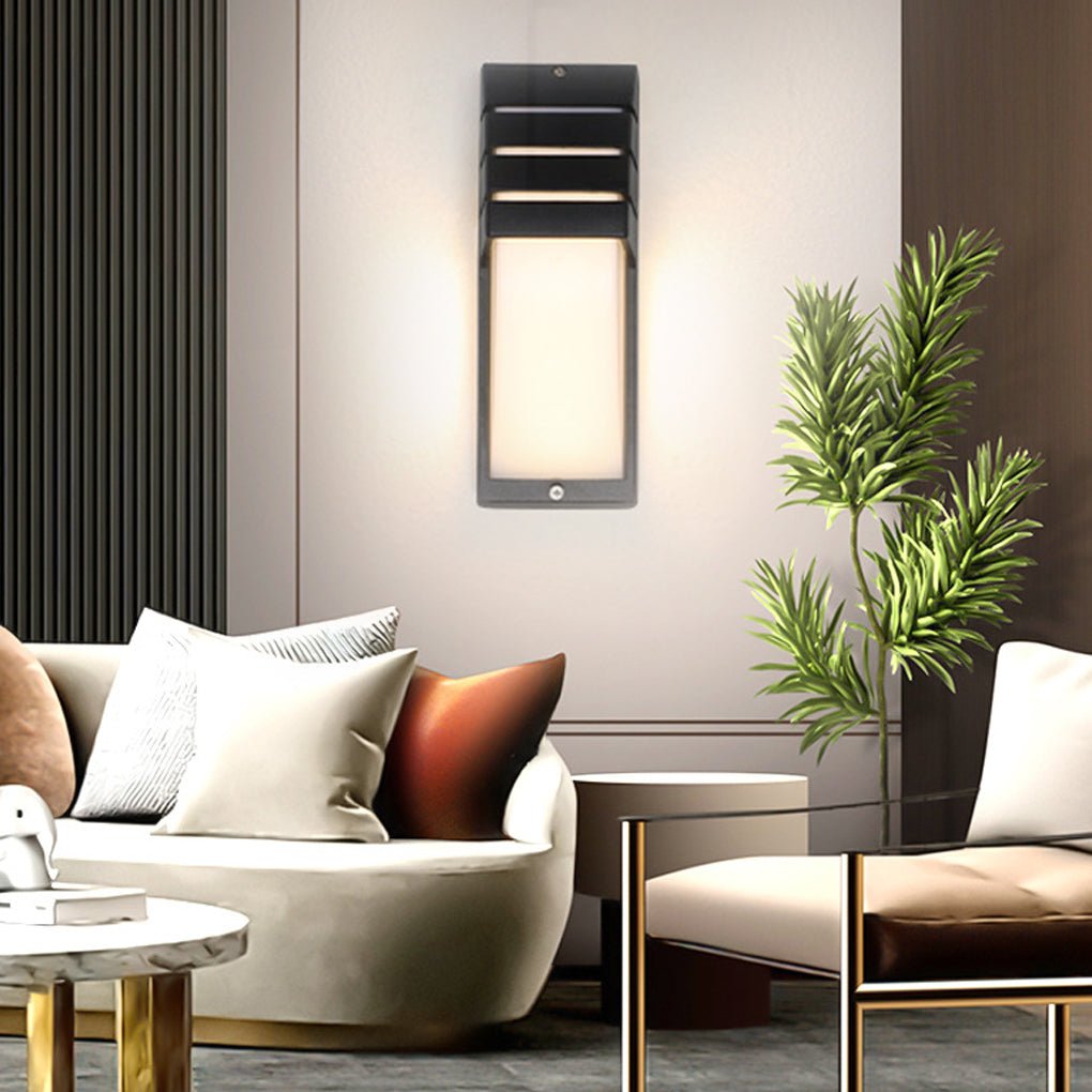 waterproof led wall lights with motion sensor for outdoor balconies terraces and aisles