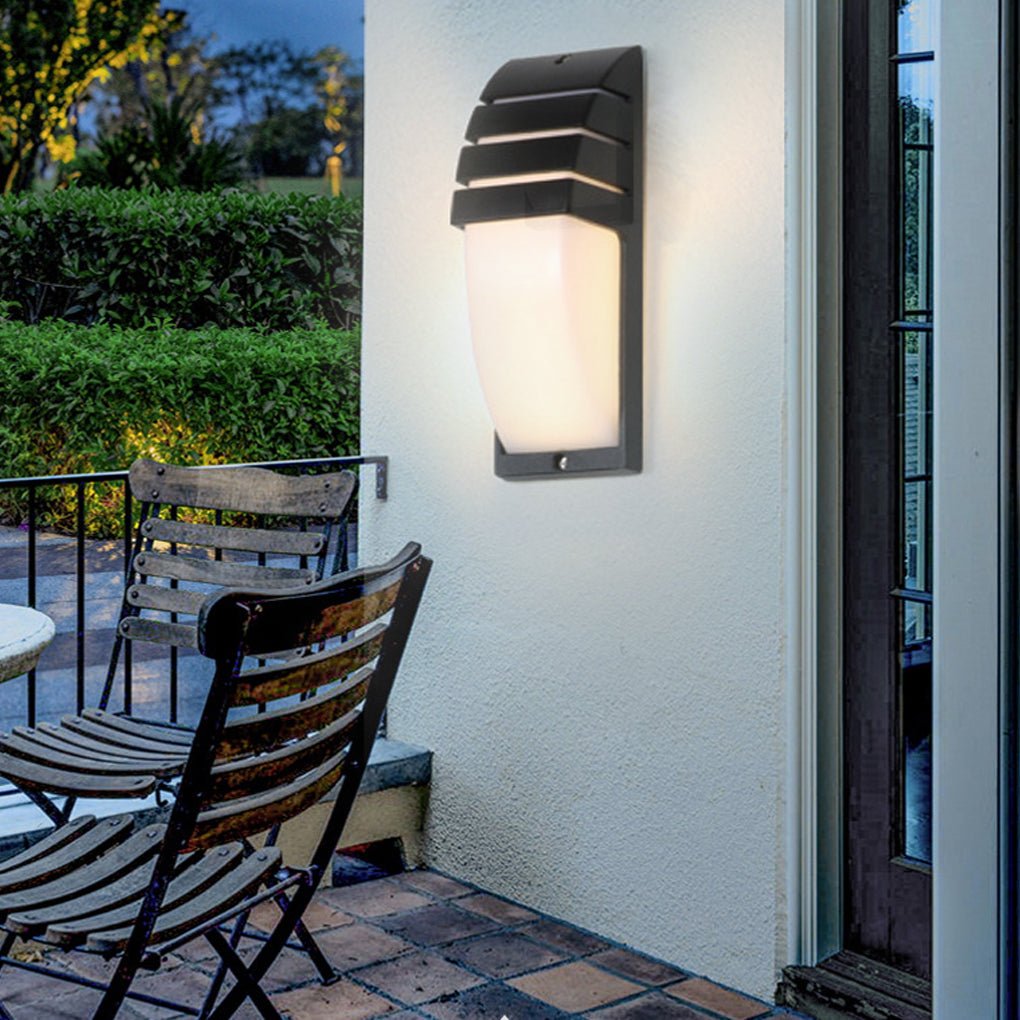 waterproof led wall lights with motion sensor for outdoor balconies terraces and aisles