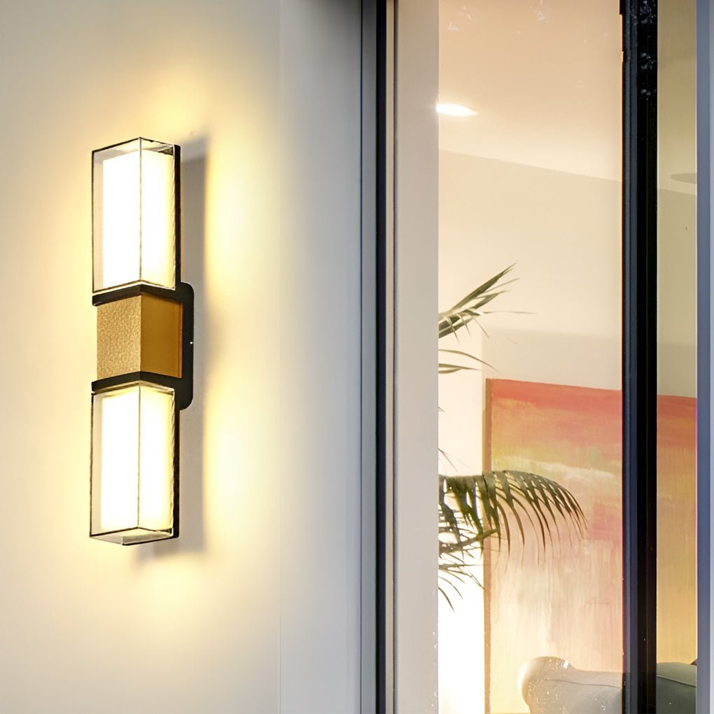 waterproof led wall sconces creative up and down outdoor wall lights
