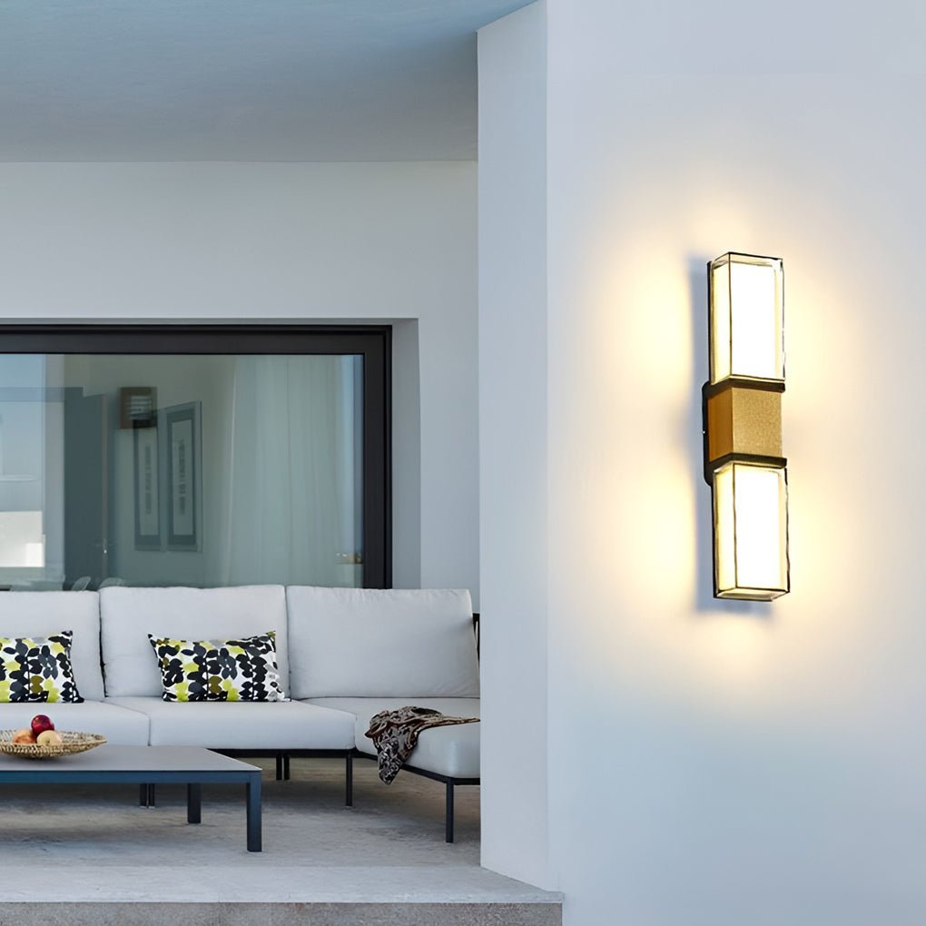 waterproof led wall sconces creative up and down outdoor wall lights