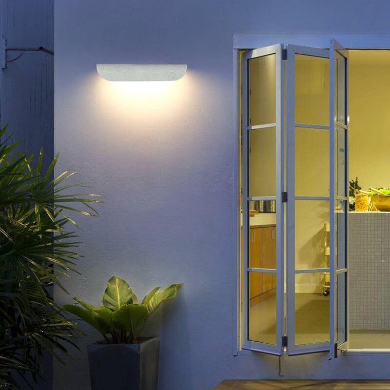 waterproof minimalist led wall light for garden balcony stair and aisle