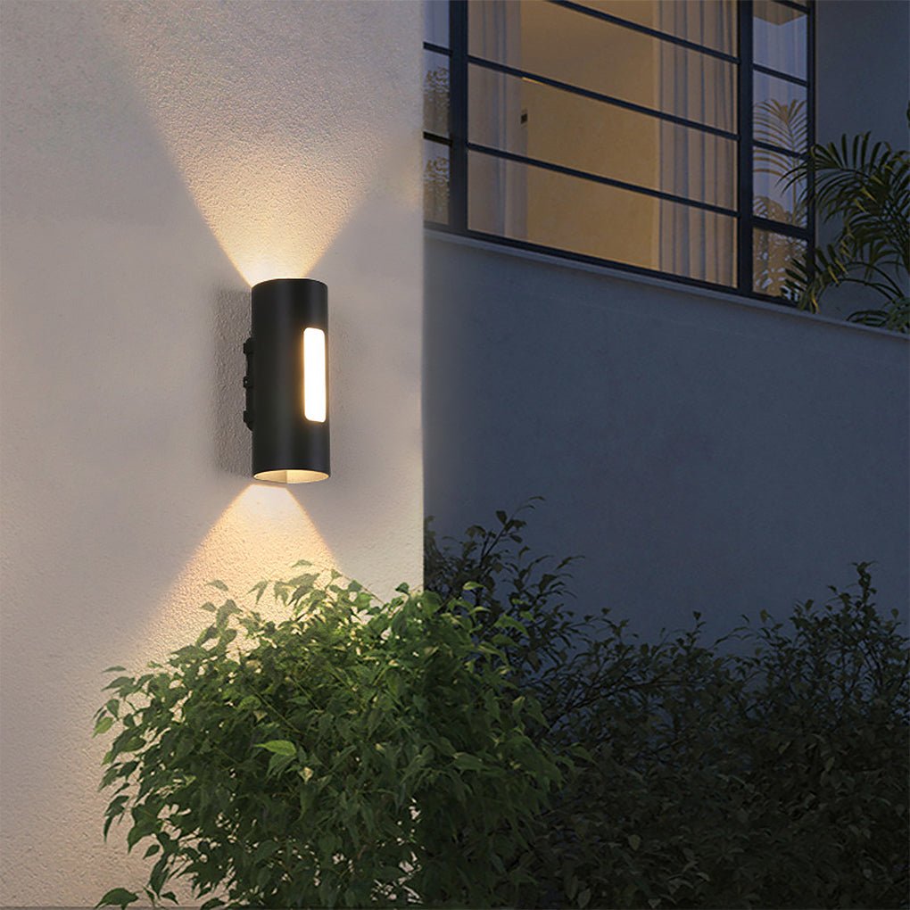 waterproof minimalist led wall light for outdoor stairs terraces gardens and courtyards