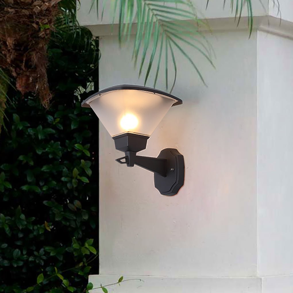 Round & Square Outdoor Bollard Light — Die-Cast Aluminum, E27, IP54 Weatherproof