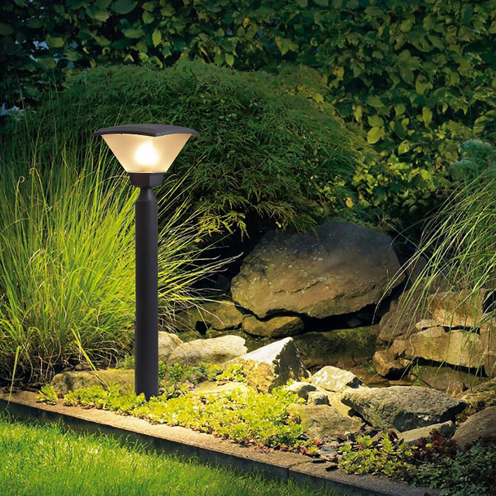 Round & Square Outdoor Bollard Light — Die-Cast Aluminum, E27, IP54 Weatherproof