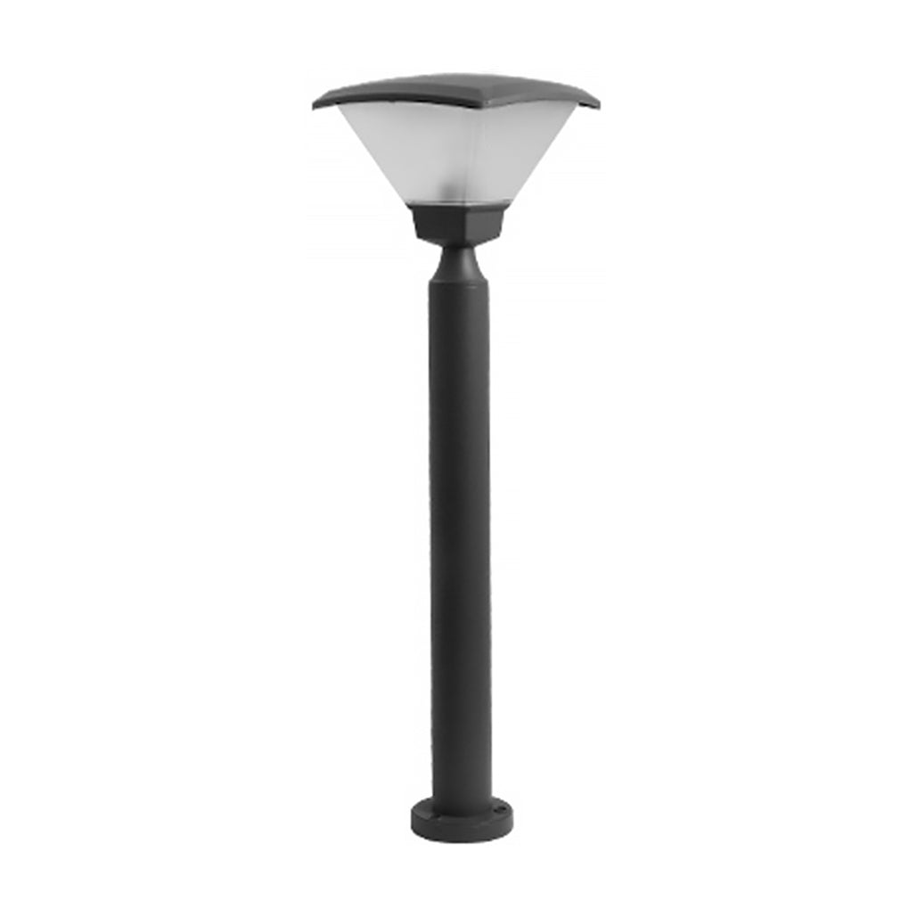 Round & Square Outdoor Bollard Light — Die-Cast Aluminum, E27, IP54 Weatherproof