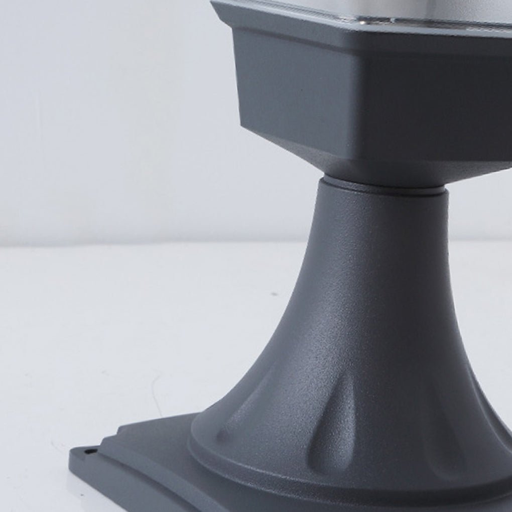 Round & Square Outdoor Bollard Light — Die-Cast Aluminum, E27, IP54 Weatherproof