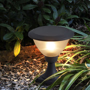 Round & Square Outdoor Bollard Light — Die-Cast Aluminum, E27, IP54 Weatherproof